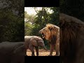 Giant Elephant vs Lions | Baby Elephant Rescue in Jungle | Realistic 4K Cinematic