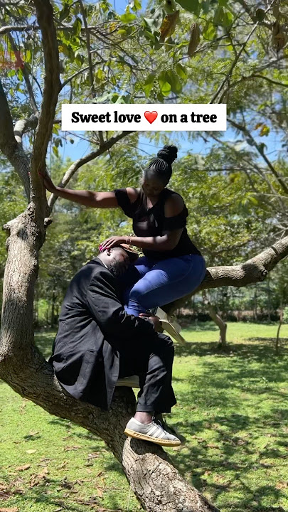 Sweet love ❤️ in a tree with madam Ondilo