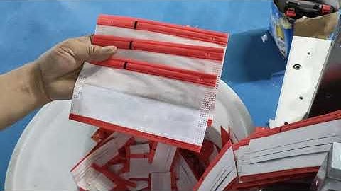 定位一拖一口罩打片机调试视频Debugging video of positioning one-to-one mask filming machine