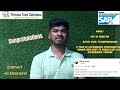 SAP S4HANA TRIANED PROFESSIONALS & ABOUT PLACEMENT SUPPORT -FEEDBACK FROM CANDIDATE