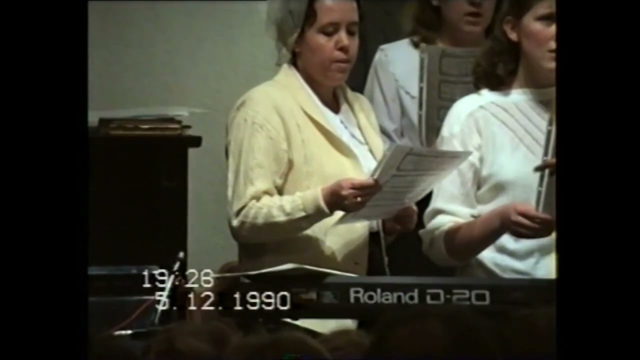 На могучих крыльях веры  Хор церкви K´lautern  05 12 1990 творческий вечер с Н Водневским и В Кушнир
