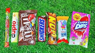 #Chocolate Bar &amp; Kinder Surprise #asmr  Unboxing | Satisfying Candy Unwrapping #asmr #candyopening