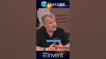 John Kreisa of Couchbase talks about the convergence of analytics and data | #reInvent