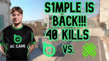 S1mple drops 40 KILLS vs Betera 💀, GOAT is back!! | POV #cs2