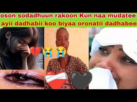 Oson Sodadhuun Rakoon Kun Naa Mudatee Ayii Dadhabii Koo Biyaa Oronatii Dadhabee