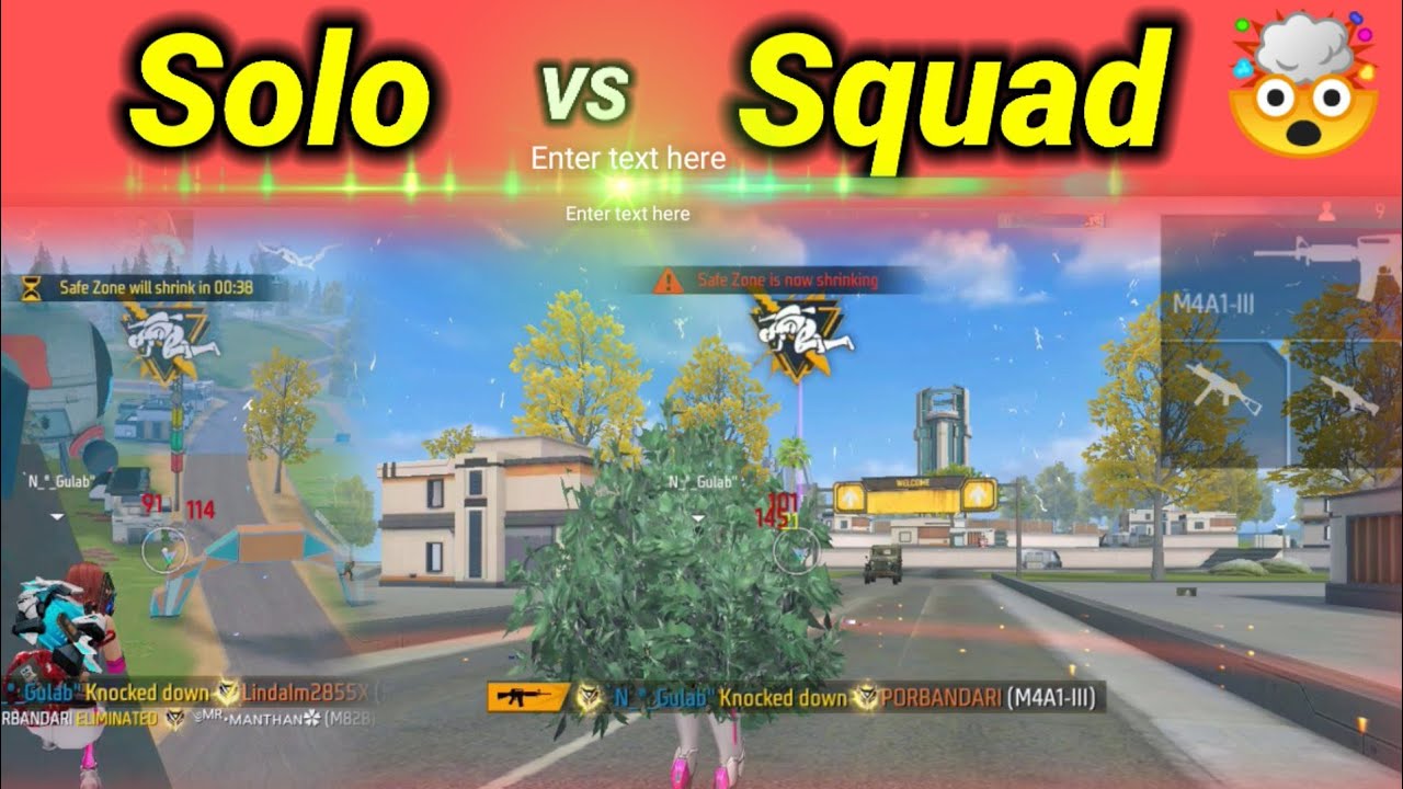 Last Solo vs Squad in 2022 || solo vs squad full Gameplay || - YouTube