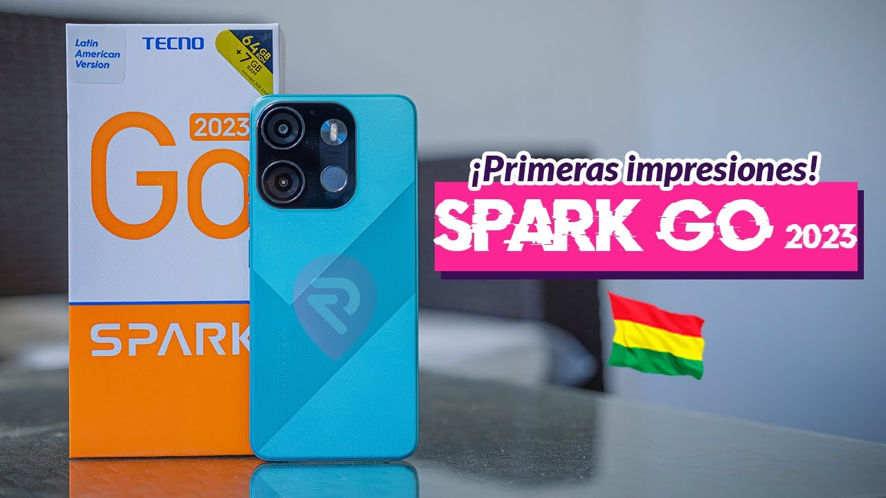 TECNO SPARK GO 2023│UNBOXING en ESPAÑOL│USB C y LECTOR de HUELLAS por menos  de 100 U$D 