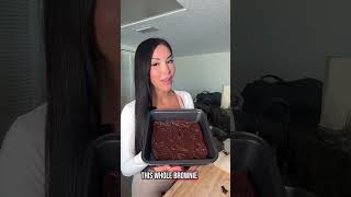 Easy High Protein Brownies 🍫 #healthydessert #highprotein #lowcarb #brownie #recipe