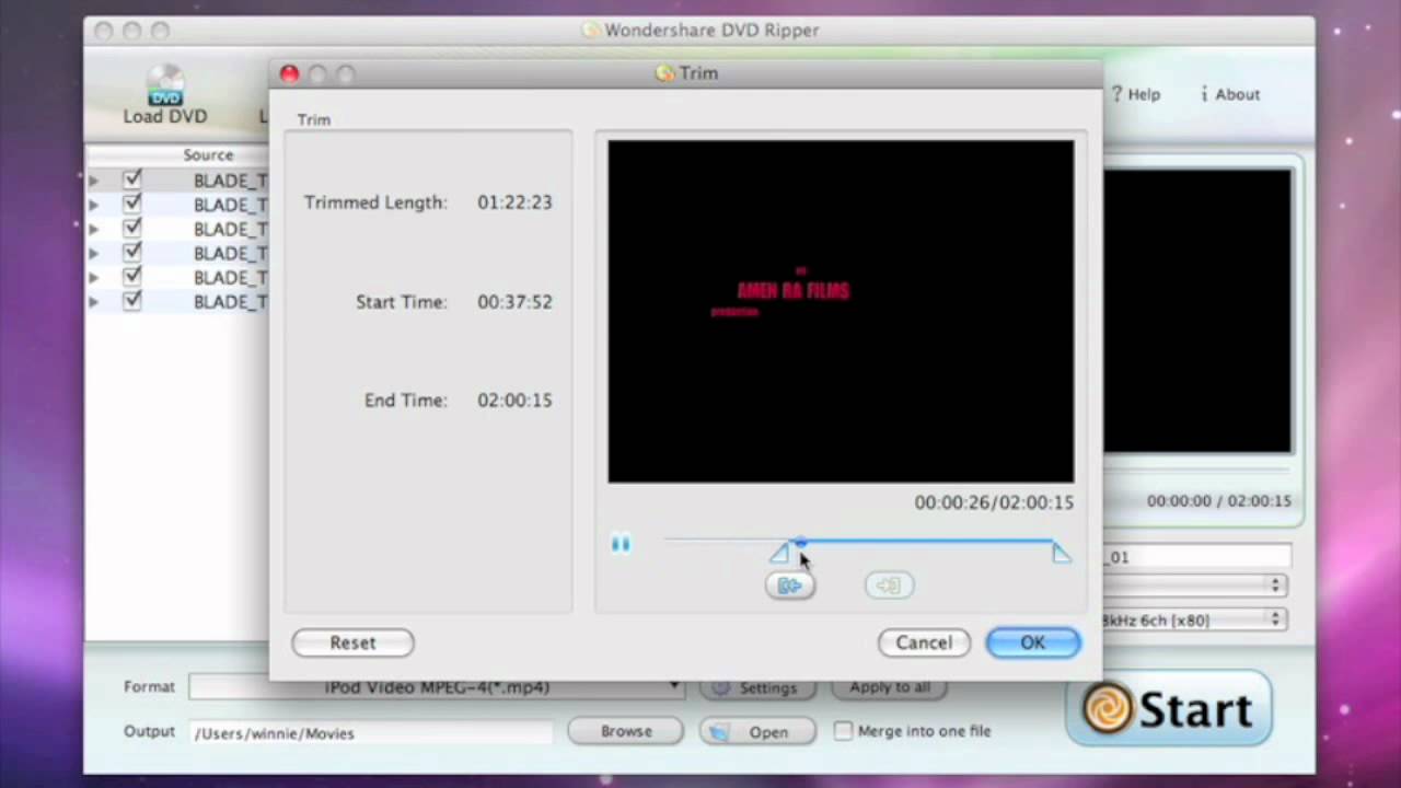 Wondershare DVD Ripper for Mac video tutorial
