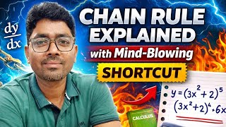 Chain Rule Explained with Mind-Blowing Shortcut| #differentiation #calculus #mathstricks