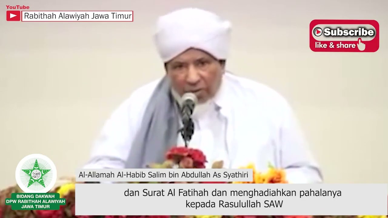 Dalil Haul - Habib Salim Bin Abdullah Bin Umar Assyatiri