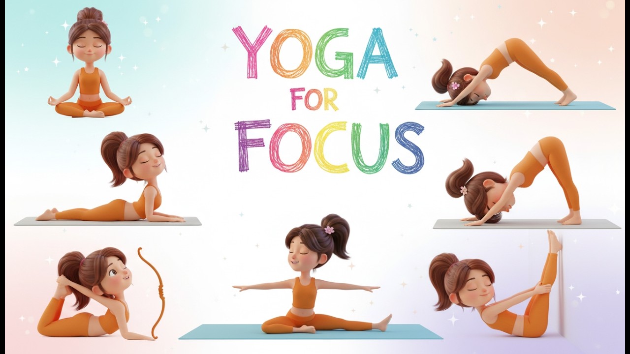 Easy Focus Yoga | Calm & Concentrate 💆 Yoga for Mindful Moments