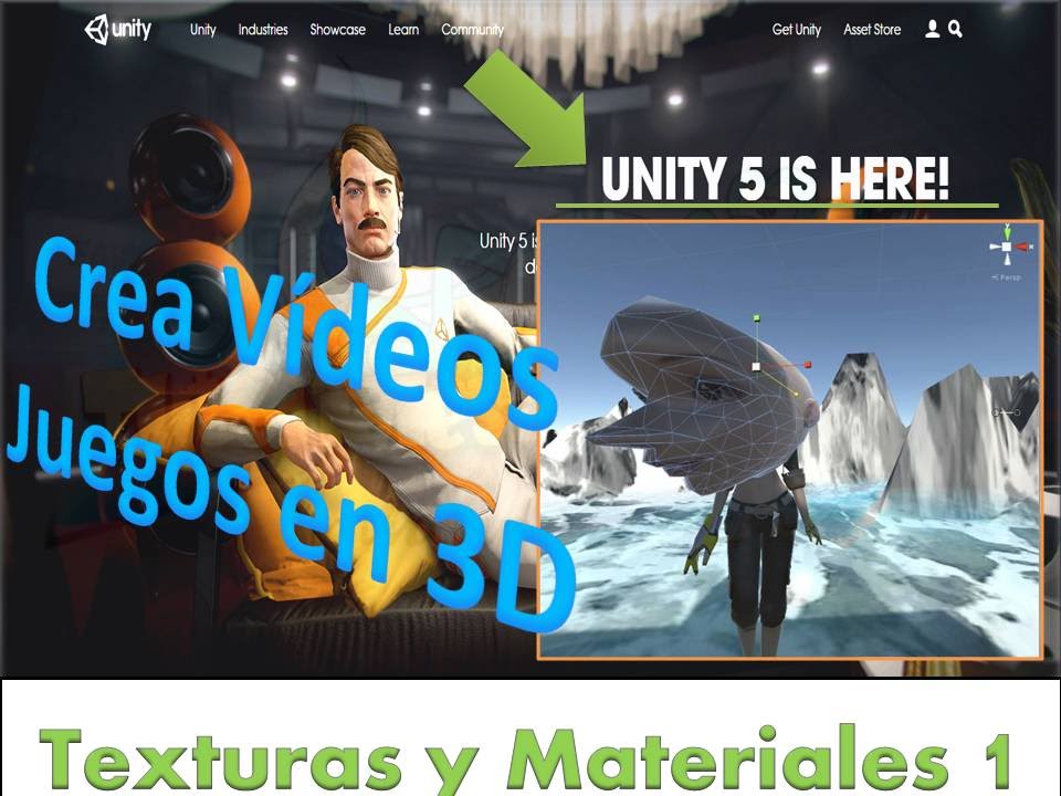 UNITY 5 3D - Texturas y Materiales 1 - YouTube