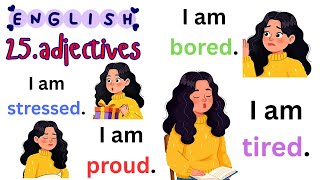 English Feelings Vocabulary | 25 Adjectives for Beginners to Master Today 📘