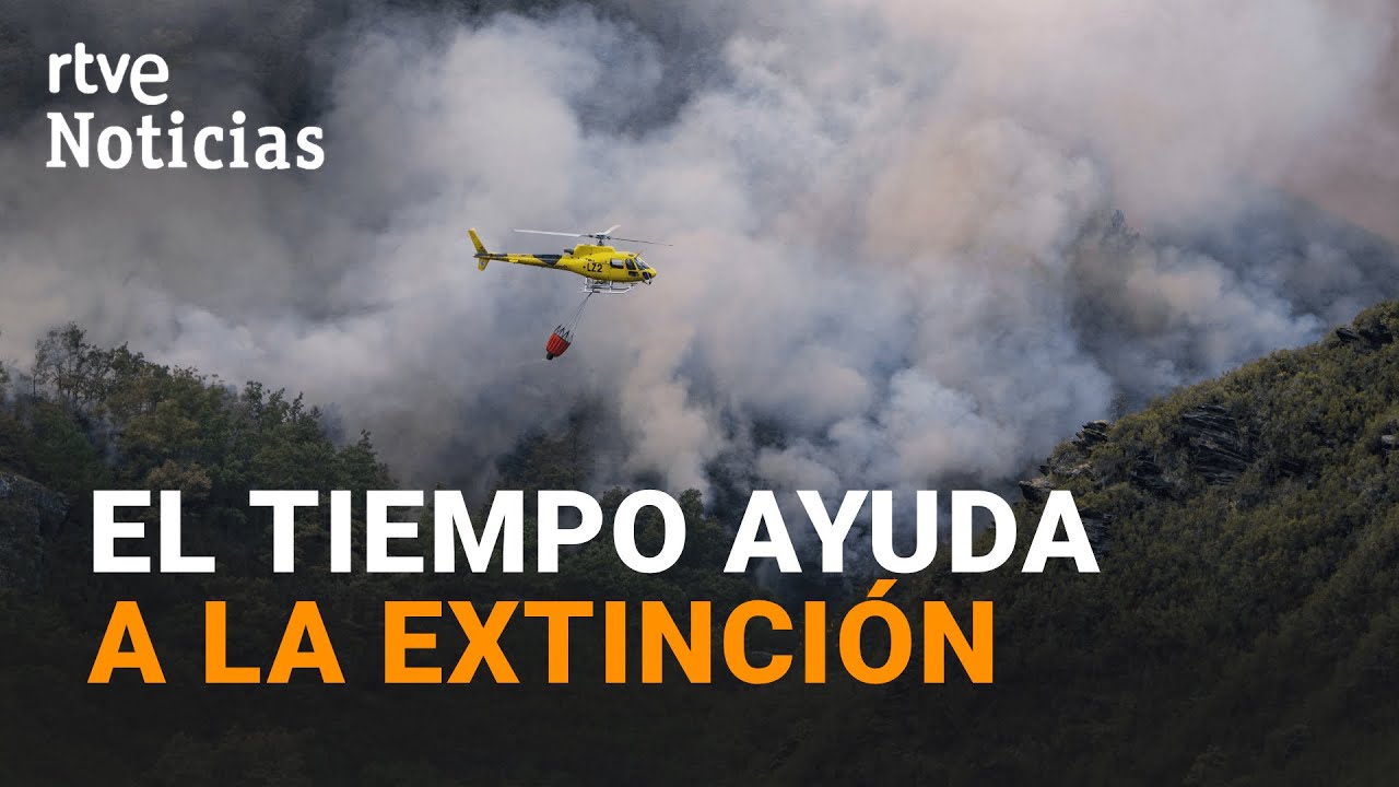 INCENDIOS: Las TEMPERATURAS más FRESCAS y mayor HUMEDAD facilitan la EXTINCIÓN tras la OLA de CALOR