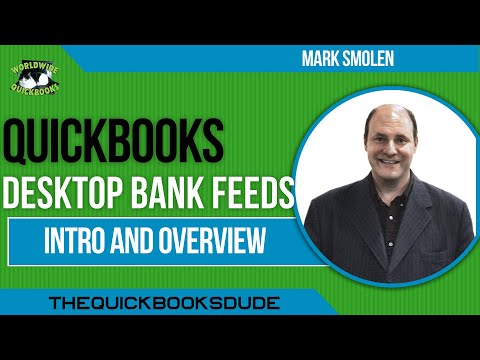 데이터 뱅크 트랜잭션을 QuickBooks Desktop으로 전송하는 QuickBooks - 개요 설명