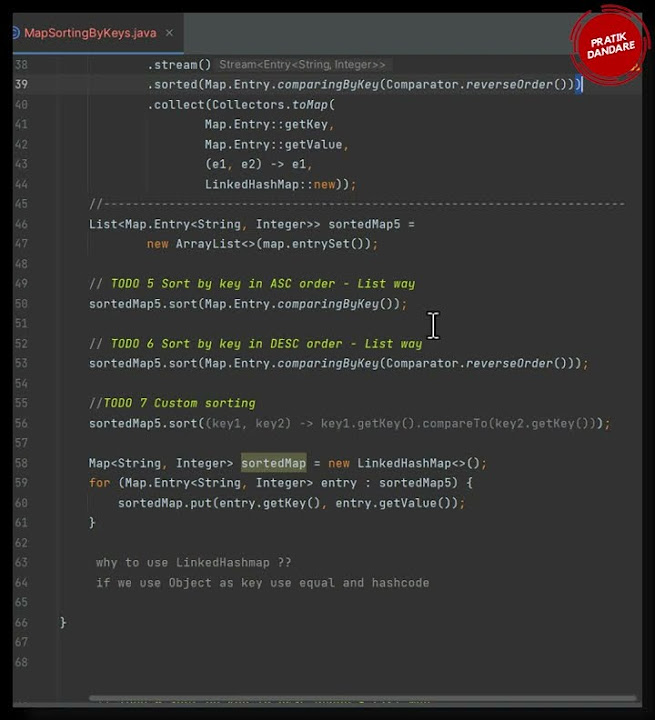 6. Sort a Map by Keys in Java! 🚀 | Multiple Techniques Explained 🖥️ # ...