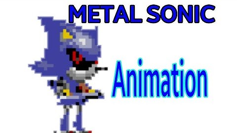 Sprite Test: METAL SONIC ANIMATION(KINEMASTER DIAMOND)