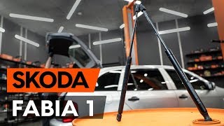 Cum schimb Telescop portbagaj SKODA FABIA Combi (6Y5) - tutoriale video