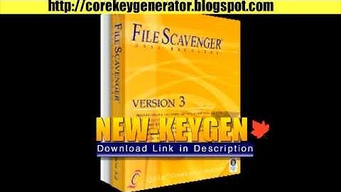 Download QueTek File Scavenger v3.2 Keyfilemaker Serial key