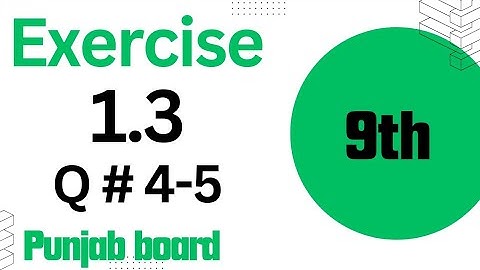 Exercise 1.3|Question no.4-5|Class 9th|Maths|@STEPS.ACADEMY