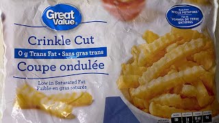 Great Value Crinkle Cut French Fried Potatoes, 80 oz Bag (Frozen