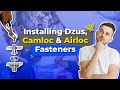 How to install dzus camloc and airloc fasteners   