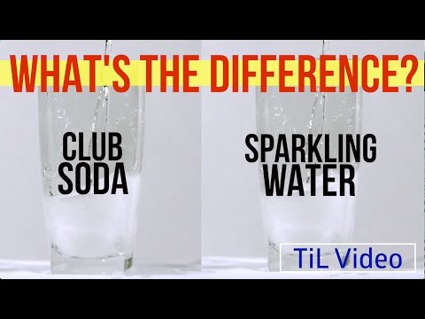 Club Soda vs. Sparkling Water: What's the