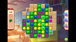 HomeScapes Level 191 no boosters (14 moves)