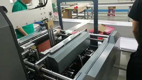 BF450 Rigid cardboard box wrapping machine for slant box
