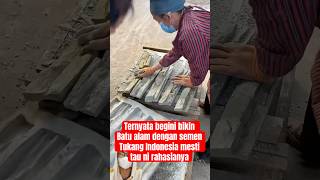 Download Lagu Ternyata Begini Cara Bikin Batu Alam dari Semen! Murah, Kuat \u0026 Mirip Asli 💥#shorts #viral MP3