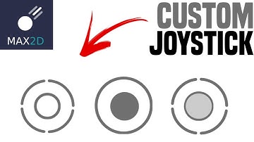 How to make Custom Joystick into the game in Max2d tutorial ♥️