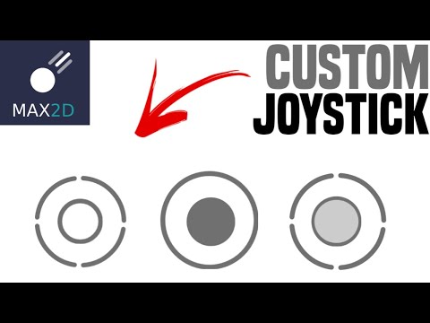 How to make Custom Joystick into the game in Max2d tutorial ♥️