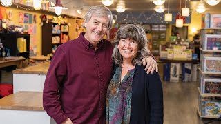 Committed to local businesses like Dancing Bear and Curious Iguana