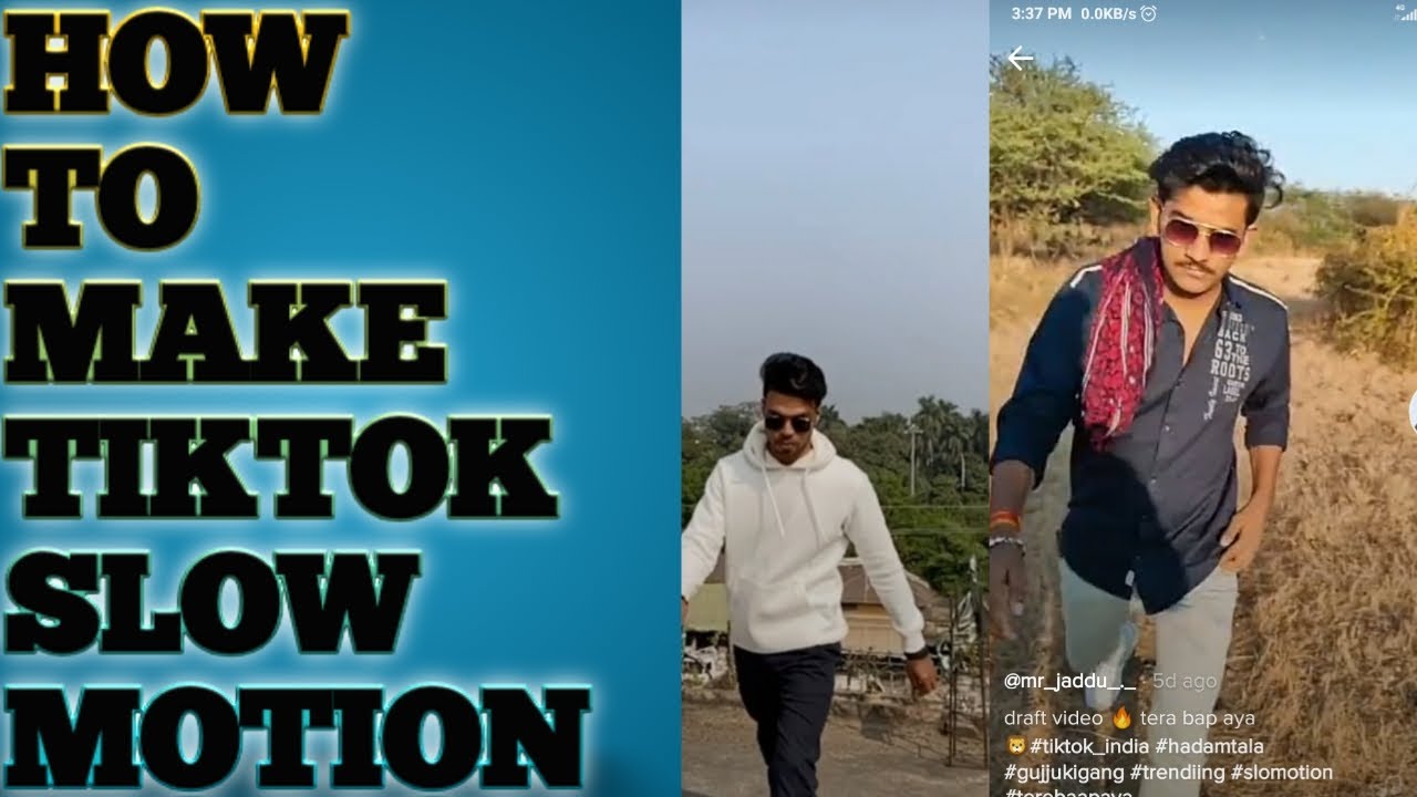 How to make best Tik tok slow motion - YouTube
