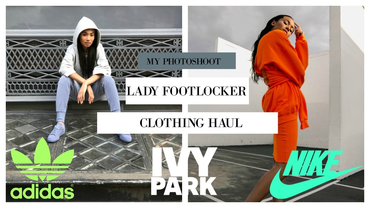 My Photoshoot with Lady Foot Locker | Haul Video - YouTube