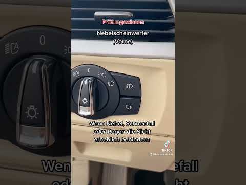 Prüfungswissen: Nebelscheinwerfer und
