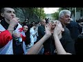 Clashes and arrests at georgia protest over socalled russian law proposals