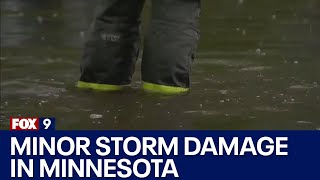 Minor storm damage in Minnesota