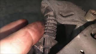 Volkswagen Golf mk4 right rear brake caliper removal and install