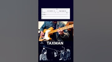 Thumbnail of 【TAB】Taxman / The Beatles 【Guitar Solo】#60s#classicrock#shorts#fender#telecaster #music#ビートルズ#ギター