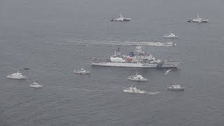 海保が総合訓練公開 巡視船や航空機参加