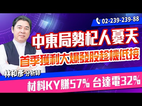 理周TV-20240416盤後-林和彥 時間密碼／材料KY 台達電 三陽 中50正2 長榮航買底部賺大錢