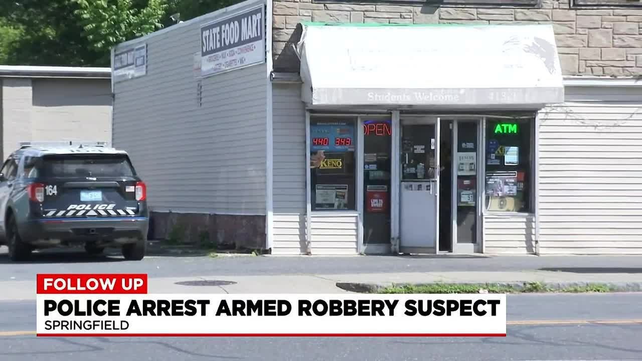 Springfield suspect arrested following armed robbery over weekend - YouTube