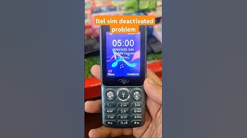 itel mobile sim deactivated problem setting  short#shorts #mobileproblems