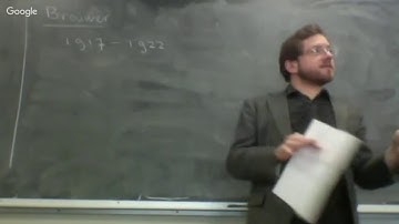 Intuitionism and Constructive Mathematics 1/19