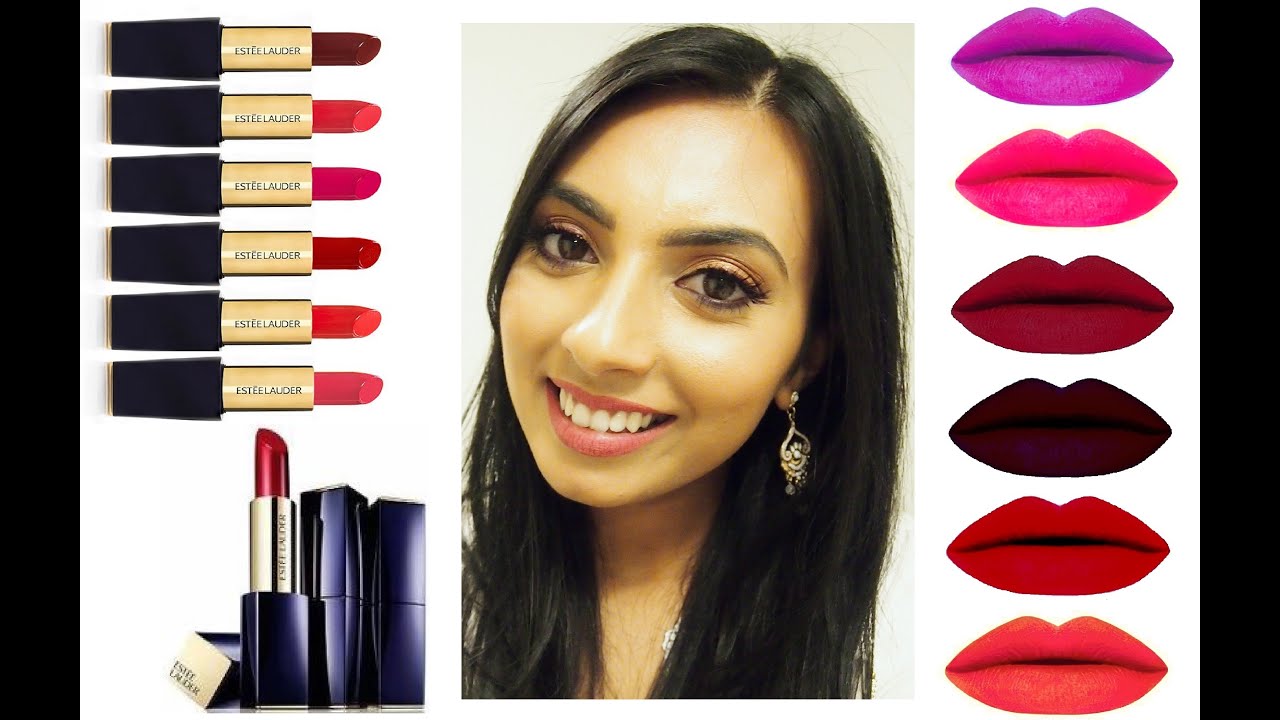 Estee Lauder Matte Sculpting Lipstick ♡ Swatches and Review 