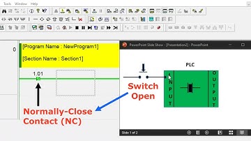 Normally Close Contact Instruction in PLC - Automation Community