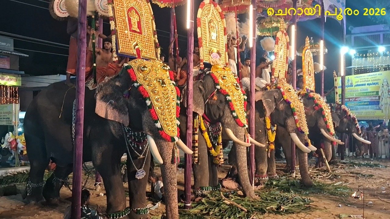 ചെറായി പൂരം 2026 | cherai pooram 2026 | cherai gowreeswara temple pooram 2026 | cherai pooram