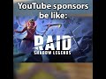 YouTube sponsors be like...